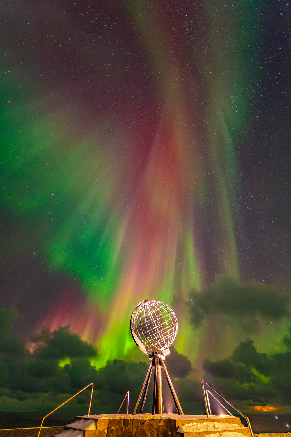 Polarlicht-Nordkapp